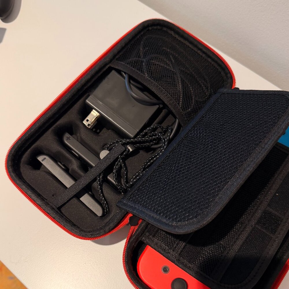 Nintendo Switch with Neon Blue and Neon Red Joy‑Cons TAKING OFFERS! :3 - Picture 7 of 8